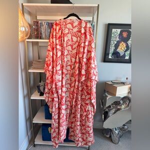 JIBRI Silk Duster Jacket/Kaftan (One Size Fits All) NWOT